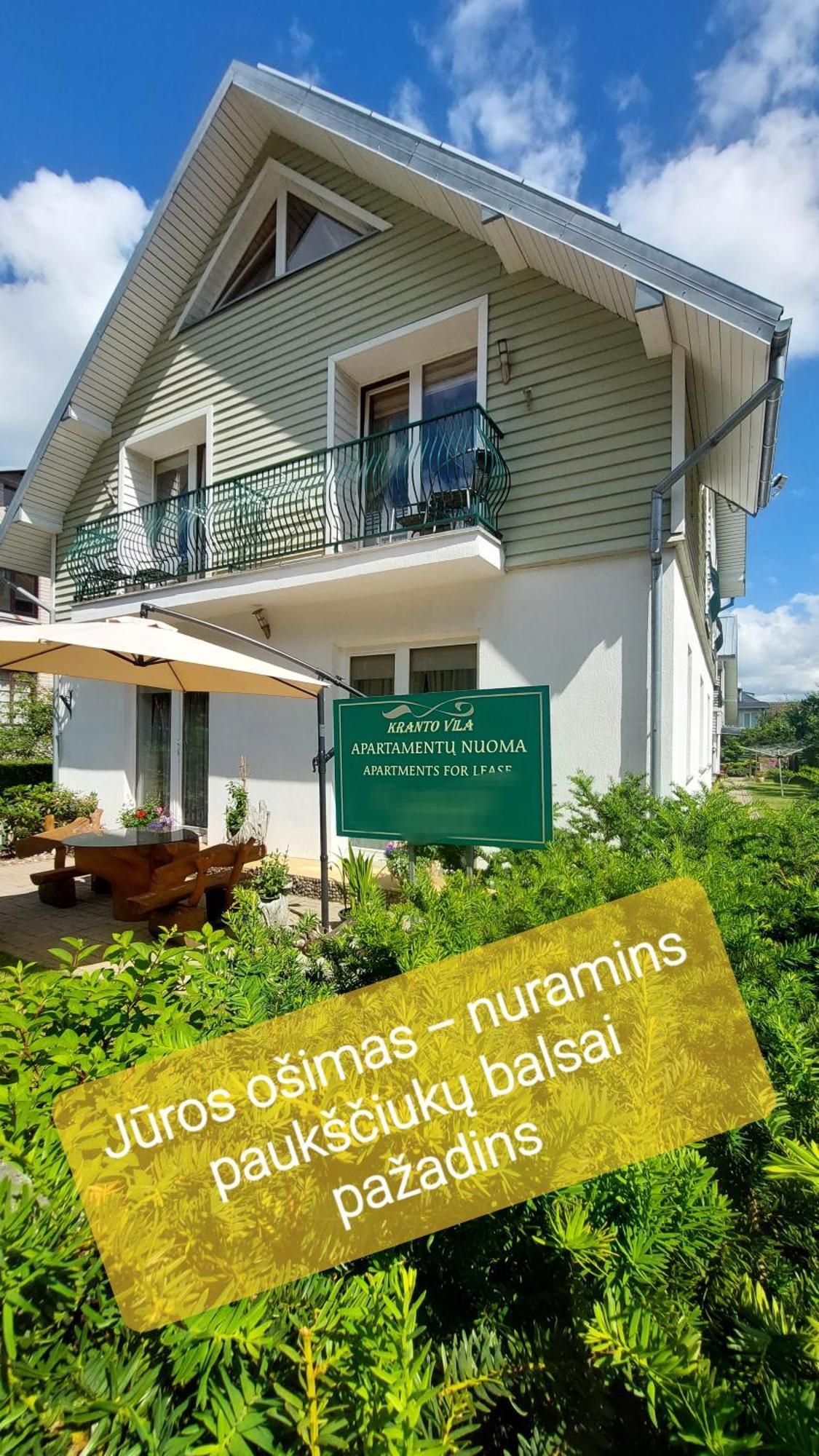 Kranto Vila Palanga Eksteriør billede